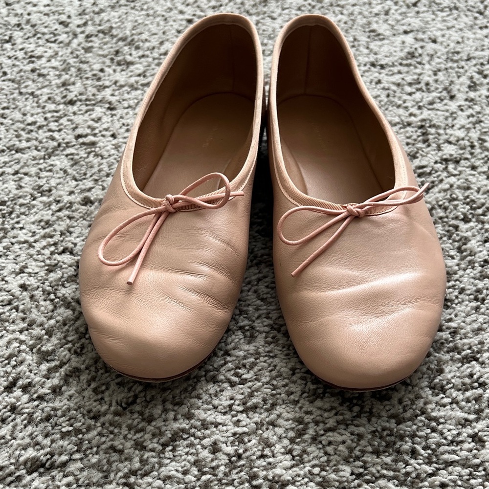 Mansur Gavriel Pink Ballet Flats